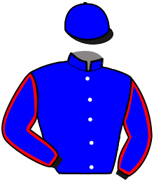 casaque portée par Marie Ph. jockey du cheval de course KANDJAR RANAIS, information pmu ZETURF