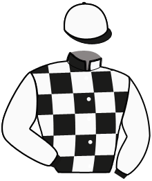casaque portée par Raffin E. jockey du cheval de course INDIANA D'ESPACE, information pmu ZETURF
