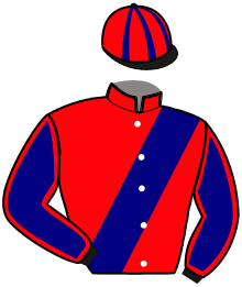 casaque portée par Vanmeerbeck J. jockey du cheval de course MIAMI CITY, information pmu ZETURF
