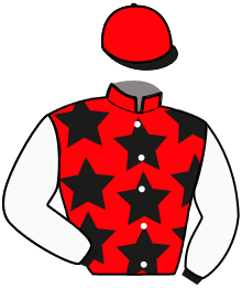 casaque portée par Senet J.F. jockey du cheval de course LOLITA CLUB, information pmu ZETURF