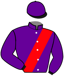 casaque portée par Bouchez M. jockey du cheval de course LEONY DE LA VITARD, information pmu ZETURF