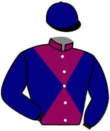 casaque portée par Pasquier S. jockey du cheval de course ZAGOR, information pmu ZETURF