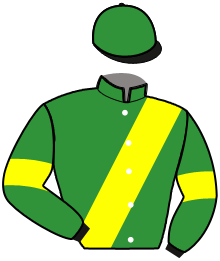 casaque portée par Lecoq Mme Lou A. jockey du cheval de course IDEFIX HERBLINAIE, information pmu ZETURF