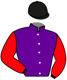 casaque portée par Bedel C. jockey du cheval de course INES DE GLADJESS, information pmu ZETURF