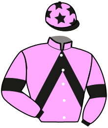 casaque portée par Touron A. jockey du cheval de course IDYLLE DU CHATAULT, information pmu ZETURF