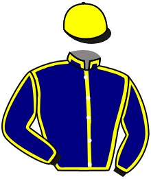 casaque portée par Beaudoire A. jockey du cheval de course KIRIKOO, information pmu ZETURF
