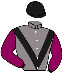 casaque portée par Pacaut Mme Cor. jockey du cheval de course IT'S MY CHANCE, information pmu ZETURF