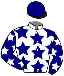 casaque portée par Demuro C. jockey du cheval de course PEN AND SWORD, information pmu ZETURF