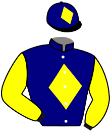 casaque portée par Lecoeuvre C. jockey du cheval de course CARO BUONO, information pmu ZETURF