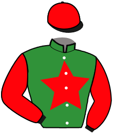 casaque portée par Nivard F. jockey du cheval de course MALABAR MAGO, information pmu ZETURF