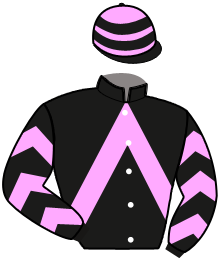 casaque portée par Omrani A. jockey du cheval de course IRON SPIRIT, information pmu ZETURF