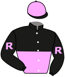 casaque portée par De Feyter R. jockey du cheval de course MA CHOUCHOU, information pmu ZETURF