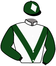 casaque portée par Vandamme Luc. jockey du cheval de course LA POTERIE, information pmu ZETURF