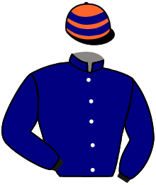 casaque portée par Mingant M. jockey du cheval de course CORAIL DES ROCS, information pmu ZETURF