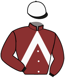 casaque portée par Jouve G. jockey du cheval de course IMOKO ATOUT, information pmu ZETURF
