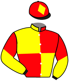casaque portée par Claudic J. jockey du cheval de course YES GINA, information pmu ZETURF
