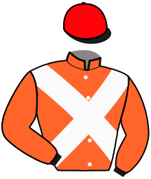 casaque portée par Dupre D. jockey du cheval de course HARCANGE, information pmu ZETURF