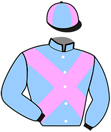 casaque portée par Godey Mlle N. jockey du cheval de course JACKPOT BOOSTER, information pmu ZETURF
