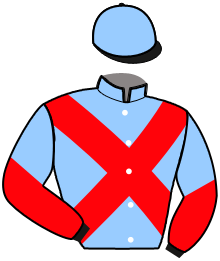 casaque portée par Lemaitre Geo. jockey du cheval de course L'ATLAS TONIC, information pmu ZETURF