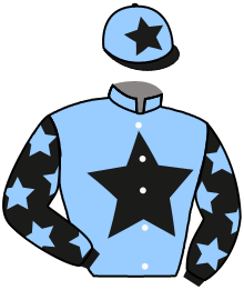 casaque portée par Merou Mlle A. jockey du cheval de course FASHION WEEK, information pmu ZETURF