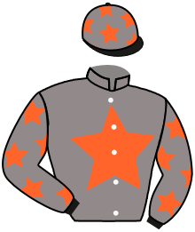 casaque portée par Mendizabal I. jockey du cheval de course MALICIA, information pmu ZETURF