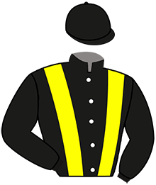 casaque portée par Bon G. jockey du cheval de course INVERINATE, information pmu ZETURF