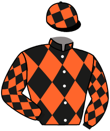 casaque portée par Belmont Cés. jockey du cheval de course PACOSTAR, information pmu ZETURF