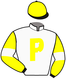casaque portée par Wolff L. jockey du cheval de course LOUNELLA, information pmu ZETURF