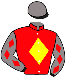 casaque portée par Breux S. jockey du cheval de course KISS ME HONEY, information pmu ZETURF