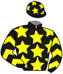 casaque portée par Valle Skar Mlle F. jockey du cheval de course MYLADY CHOPE, information pmu ZETURF