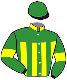 casaque portée par Senet J.F. jockey du cheval de course KAISER STAR, information pmu ZETURF