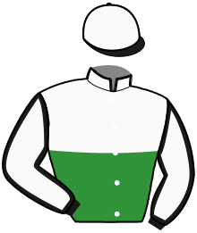 casaque portée par Treich Mlle S. jockey du cheval de course JIRENS DUEM, information pmu ZETURF