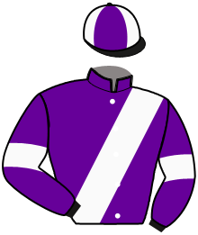 casaque portée par Vimond N. jockey du cheval de course GAZOLINE DU SEUX, information pmu ZETURF