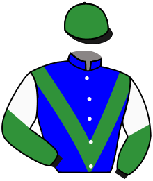 casaque portée par Boisseau L. jockey du cheval de course HIMEROS, information pmu ZETURF