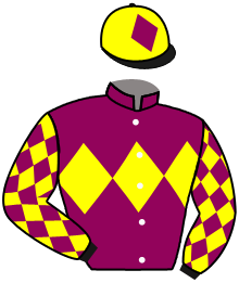 casaque portée par Pasquier S. jockey du cheval de course LAKES DANCER, information pmu ZETURF