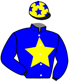 casaque portée par Barrier A. jockey du cheval de course LOVELY JIM, information pmu ZETURF