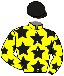 casaque portée par Gelormini G. jockey du cheval de course MARZIPAN, information pmu ZETURF
