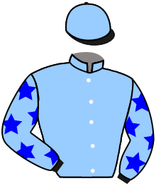casaque portée par Zeeshaan Sahebjan Moh. jockey du cheval de course MINE'S A DOUBLE, information pmu ZETURF