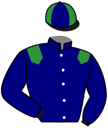casaque portée par Bachelot T. jockey du cheval de course JULIO, information pmu ZETURF