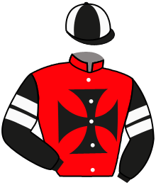 casaque portée par Belmont Cés. jockey du cheval de course LIPS PEARL, information pmu ZETURF