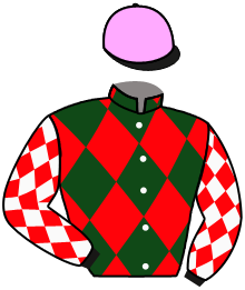 casaque portée par Madamet A. jockey du cheval de course SEINE LADY, information pmu ZETURF