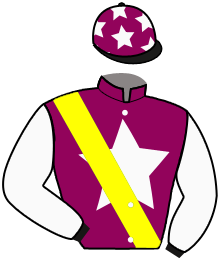 casaque portée par Grandin Mar. jockey du cheval de course MANAROLA, information pmu ZETURF