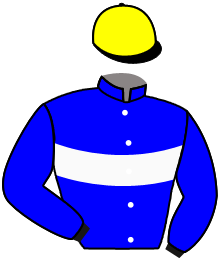 casaque portée par Mendizabal I. jockey du cheval de course OUTRENOIR, information pmu ZETURF