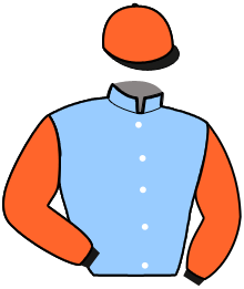 casaque portée par Durville Mar. jockey du cheval de course KIRA DE CHARENCEY, information pmu ZETURF