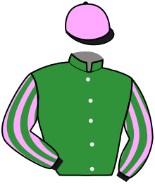 casaque portée par Briallon Mlle E. jockey du cheval de course KELLY DU LOUVET, information pmu ZETURF