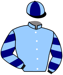 casaque portée par Jouin O. jockey du cheval de course VIXOSS BARELIERE, information pmu ZETURF