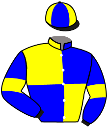 casaque portée par Beaurain T. jockey du cheval de course LE RISKEL, information pmu ZETURF