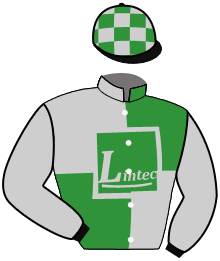 casaque portée par Boutin Hug. jockey du cheval de course LIPS VEGA, information pmu ZETURF