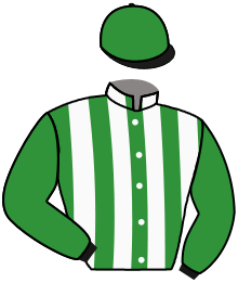 casaque portée par Lemaitre A. jockey du cheval de course MARANOA CHARLIE, information pmu ZETURF