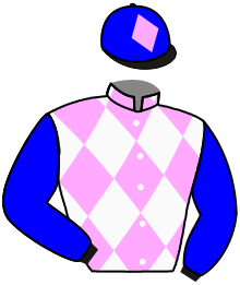 casaque portée par Boutin Hug. jockey du cheval de course BE A LORD, information pmu ZETURF